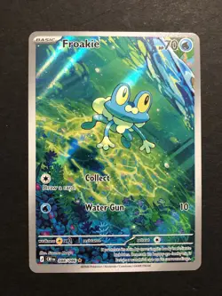 Pokemon Froakie 088/086 Me04: Chaos Rising Illustration Rare NM - Image 1