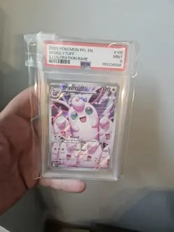 Pokemon Wigglytuff Illustration Rare Holo Phantasmal Flames 105/094 PSA 9 2025 - Image 1