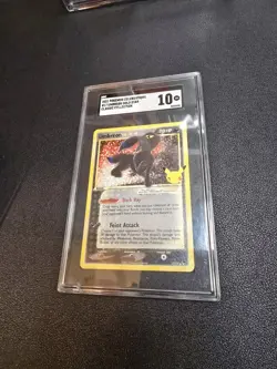 2021 Umbreon Gold Star Pokemon Celebrations Classic Collection #17 SGC 10 - Image 2