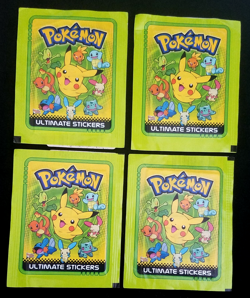 Lot of 16 Pokemon Ultimate Stickers Merlin Topps 2005 Sealed Booster Packs - Image 1