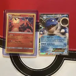 Pokemon TCG Lot 2 Charizard EX 37/70 & Blastoise EX 29/146 Holo EN - Image 1