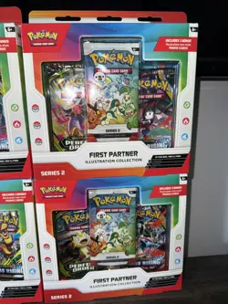 4x Pokemon First Partner Illustration Collection Series 2 SEALED - Image 5
