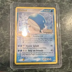Nintendo Pokemon TCG Wailord 14/92 Legend Maker Holo EN 120 HP 2006 - Image 1