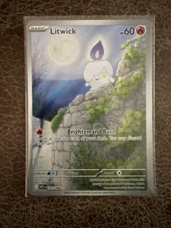 Pokemon TCG - Litwick - 101/086 - Illustration Rare - SV: White Flare - Image 1