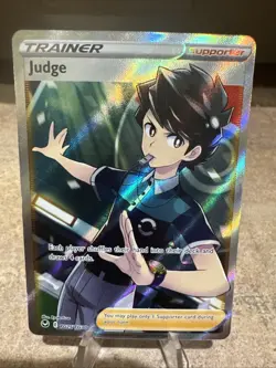 Pokemon Silver Tempest: Trainer Gallery Full Art Judge TG25/TG30 - NM - Image 1