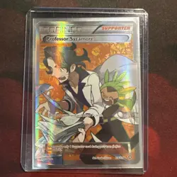 Professor Sycamore - 114/114 XY Steam Siege Ultra Rare Card Full Art Pokemon TCG - Image 3