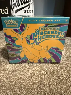 Pokemon Mega Evolution Ascended Heroes Elite Trainer Box ETB Small Tear Rip It - Image 1