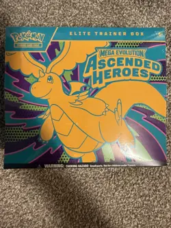 Pokemon Mega Evolution Ascended Heroes Elite Trainer Box ETB Small Tear Rip It - Image 5