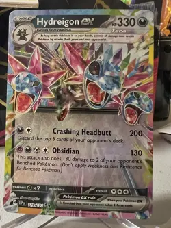 Hydreigon ex 119/191 Surging Sparks Holo Pokemon TCG - Image 1