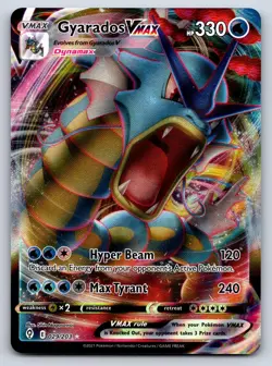 Gyarados VMAX 029/203 Holo VMAX Rare Evolving Skies Pokemon Near Mint - Image 1