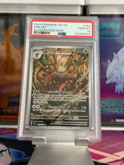 Pokemon TCG Shiftry 163/162 PSA 10 - Temporal Forces Illustration Rare - Image 1