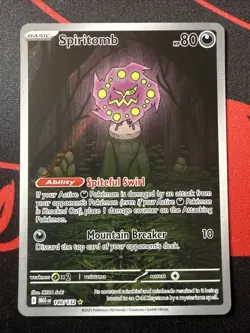 Pokemon TCG Spiritomb 148/132 MEG Holo Rare EN 2025 80 HP Basic - Image 1