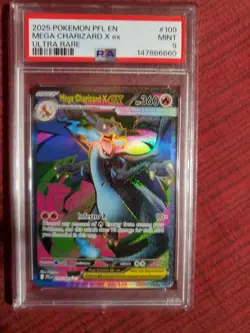 The Pokemon Company 2025 Pokemon TCG Mega Charizard X Ex 109/094 PSA 9 EN - Image 1