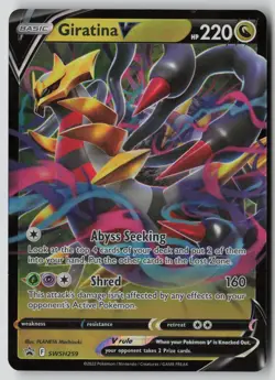 Giratina V SWSH259 Holo Promo Sword & Shield Promo Pokemon NM - Image 1