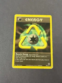 Pokemon TCG Neo Genesis Set Recycle Energy 105/111 Rare FREE SHIPPING - Image 3