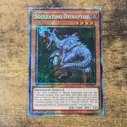 Yu-Gi-Oh Souleating Oviraptor RA05-EN011 Starlight Rare 1st Edition Dinosaur - Image 1