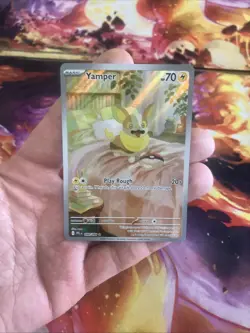 Yamper 099/094 ME02: Phantasmal Flames Pokemon Card Illustration Rare IR NM (1) - Image 1