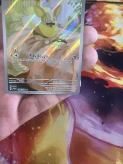 Yamper 099/094 ME02: Phantasmal Flames Pokemon Card Illustration Rare IR NM (1) - Image 5