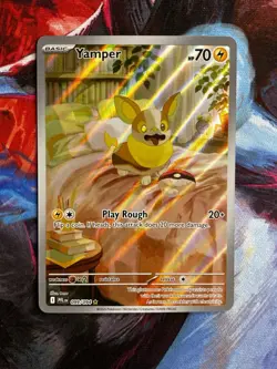 Yamper 099/094 Illustration Rare Phantasmal Flames Pokemon TCG - Image 1