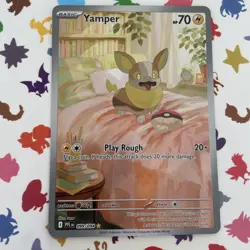 Yamper 099/094 - Illustration Rare - Phantasmal Flames - Pokemon TCG - Image 1
