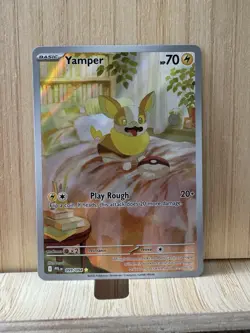 Yamper 099/094 - Phantasmal Flames - Illustration Rare - NM - Pokemon TCG - Image 1