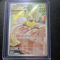 Yamper 099/094 Phantasmal Flames Illustration Rare Pokemon TCG - Image 1