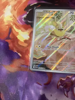 Yamper 099/094 ME02: Phantasmal Flames Pokemon Card Illustration Rare IR NM (1) - Image 2