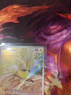 Yamper 099/094 ME02: Phantasmal Flames Pokemon Card Illustration Rare IR NM (1) - Image 4