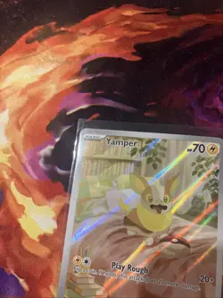 Yamper 099/094 ME02: Phantasmal Flames Pokemon Card Illustration Rare IR NM (1) - Image 5