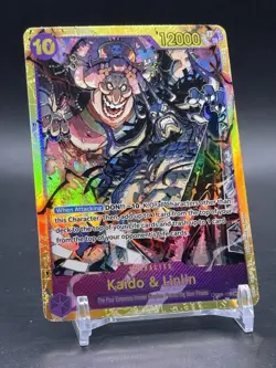 One Piece TCG Kaido & Linlin SEC OP08-119 English Secret Rare NM - Image 1