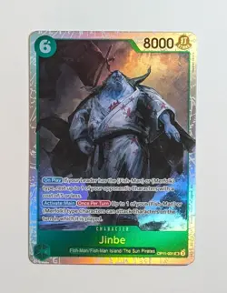 Jinbe OP11-031 Super Rare Holo Foil One Piece TCG Card Game NM - Image 1