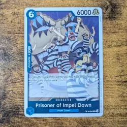 One Piece OP16-042 Prisoner of Impel Down R The Time of Battle Blue Character - Image 1