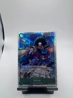 Brook OP15-032 SR ONE PIECE Tcg Card Game NM GREEN - Image 1
