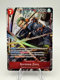 One Piece Roronoa Zoro Alt Art SR EB04-007 Adventure On Kami's Island OP-15 NM - Image 1