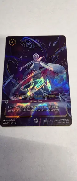 Ravensburger Disney Lorcana Enchanted Foil Elsa Can't Hold It Back 228/204 - Image 1