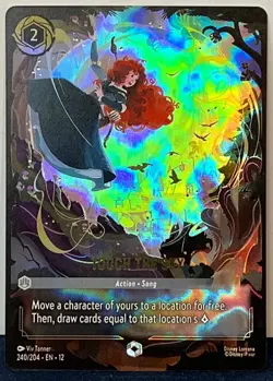 Disney Lorcana - Touch the Sky - ENCHANTED - Wilds Unknown - Merida - 240/204 - Image 1