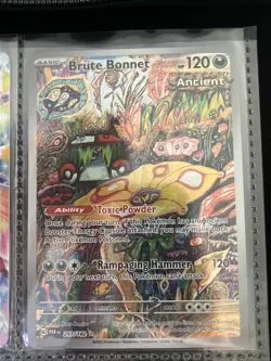 Pokemon TCG Brute Bonnet 207/182 Sv04: Paradox Rift Holo Card Near Mint - Image 1