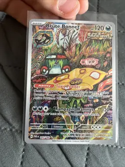 Pokemon TCG Brute Bonnet 207/182 Sv04: Paradox Rift Holo Card Near Mint - Image 3