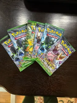 6x Pokemon TCG: XY-Fates Collide Booster Packs Unweighed Sealed - Image 1