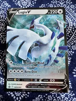 Pokemon TCG Lugia V SWSH Black Star Promos SWSH301 Holo Promo - Image 1