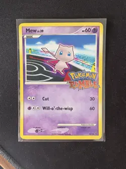 Mew - 10/16 - Pokemon Rumble - Holo Stamped - Pokemon TCG 2009 Vintage NM-Mint - Image 1
