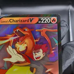 Pokemon Lance's Charizard SWSH133 Promo Celebrations Holo - Image 3
