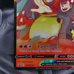 Pokemon Lance's Charizard SWSH133 Promo Celebrations Holo - Image 5