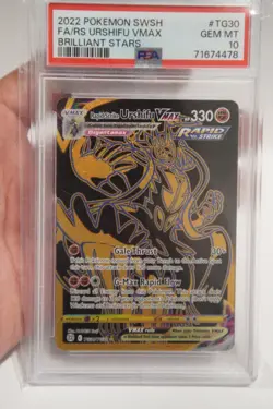 PSA 10 GEM MINT Rapid Strike Urshifu VMAX TG30/TG30 Brilliant Stars TG Pokemon - Image 1