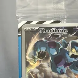 Pokemon TCG Thundurus SVP 209 Black Bolt ETB Black Star Promo Sealed NM - Image 2