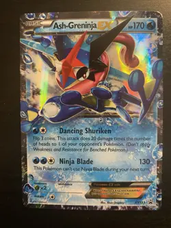 Pokemon Ash-Greninja EX 2016 Holo Black Star Promos #XY133 - Image 1
