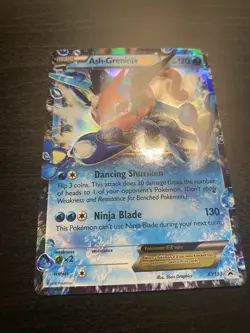 Pokemon Ash-Greninja EX 2016 Holo Black Star Promos #XY133 - Image 2