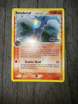 Pokemon Holon Phantoms 35/110 Aerodactyl Delta Species Reverse Holo Stamped NM - Image 1