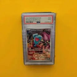 BLACK STAR PROMO TEAM ROCKET'S WOBBUFFET #203 PSA 9 MINT 2025 POKEMON SVP EN-SV - Image 1