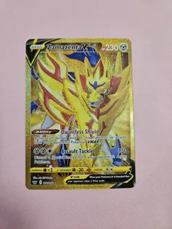 Pokemon TCG Zamazenta V Sword & Shield Base Set 212/202 Holo Secret Rare - Image 1